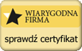 Wiarygodna Firma - sprawd1 certyfikat
